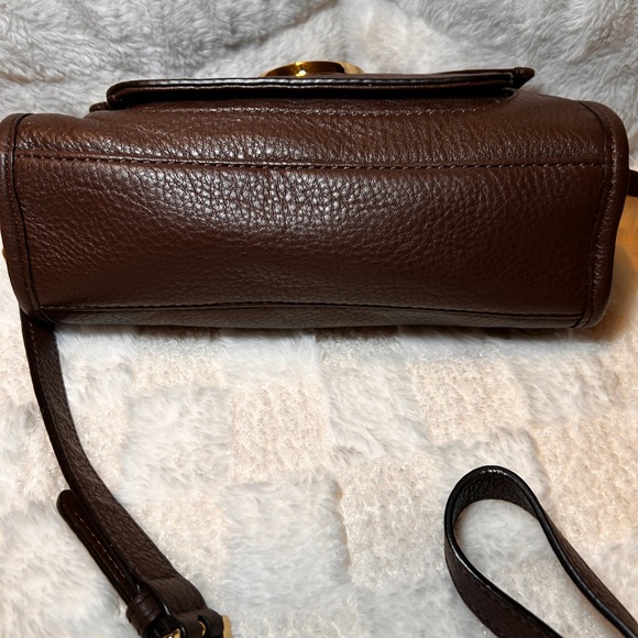 Michael Kors Brown Pebbled Leather Crossbody - Picture 5 of 8